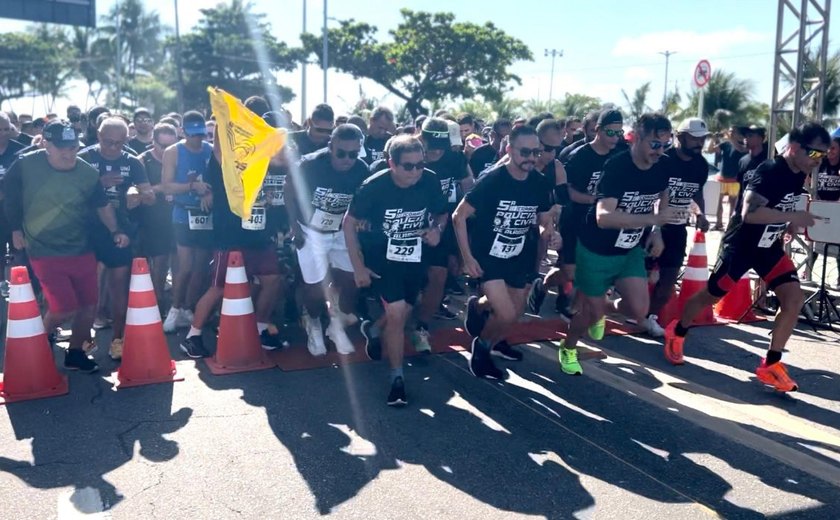 5ª Corrida da Polícia Civil de Alagoas reúne 800 atletas