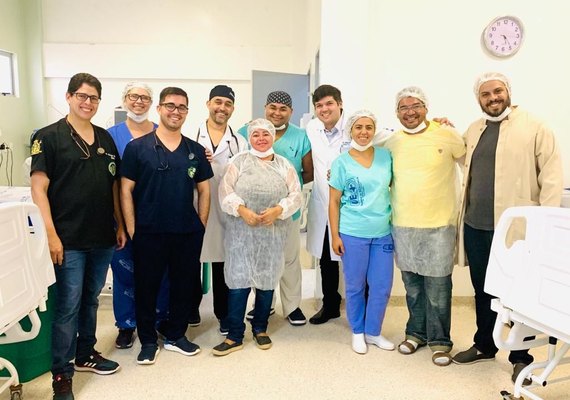 Paciente de São Paulo agradece equipe do HEA que salvou a sua vida