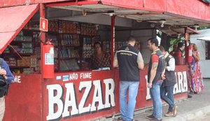 Barracas de fogos de artifício passam por fiscalização em Maceió