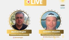 La Boutique Café Caraíva faz live com Leandro Mazzini e Dorival Regini