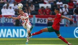 Atual vice mundial, Croácia estreia sem gols contra Marrocos na Copa