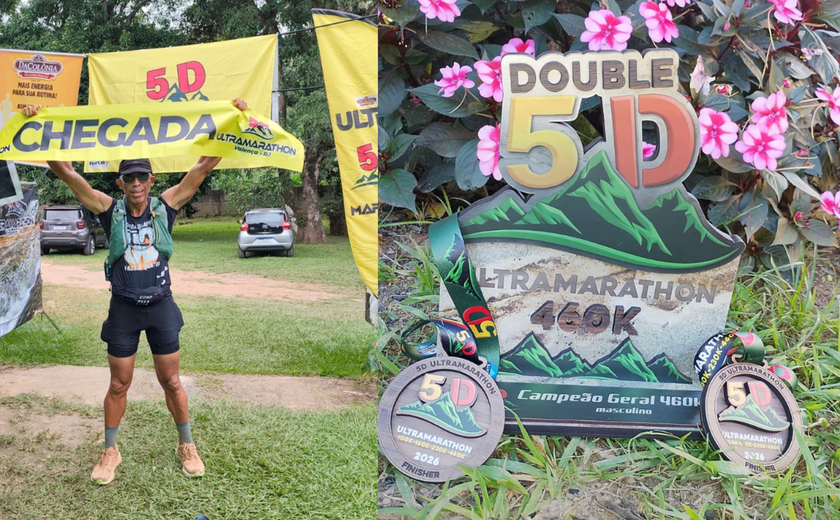 Agente da Polícia Civil de Alagoas conquista 1º lugar em ultramaratona de 460 km no Rio de Janeiro