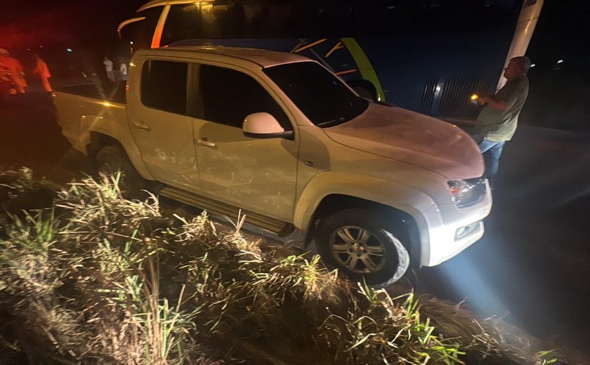 Motoqueiro morre ao colidir frontalmente com Amarok em Arapiraca