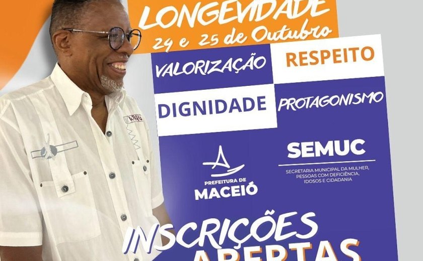 Prefeitura de Maceió abre inscrições para a Primeira Feira da Longevidade
