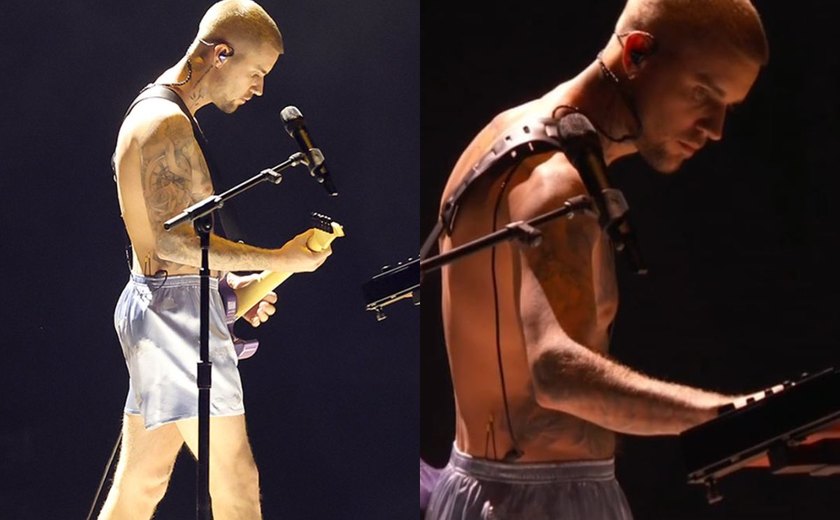 Moda, ousadia ou estratégia? Justin Bieber se apresenta de cueca no Grammy 2026