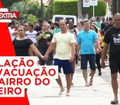 Simulado de evacuação no bairro do Pinheiro