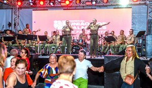 Banda da PM leva boa música para União dos Palmares com o Caravana Musical