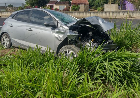 Colisão deixa quatro feridos  na zona rural de Arapiraca