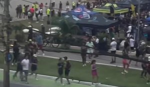 Moradora reclama de barulho de grupos de corrida na orla de Maceió e vídeo viraliza