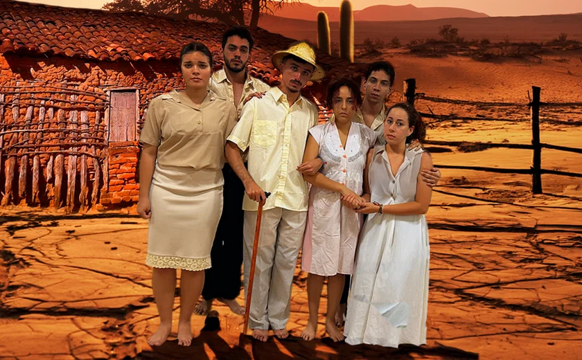 Espetáculo 'Chão Vermelho' leva ao palco a força da cultura sertaneja em Arapiraca