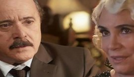 'Tempo de Amar': Para salvar finanças do bordel, Lucerne seduz José Augusto