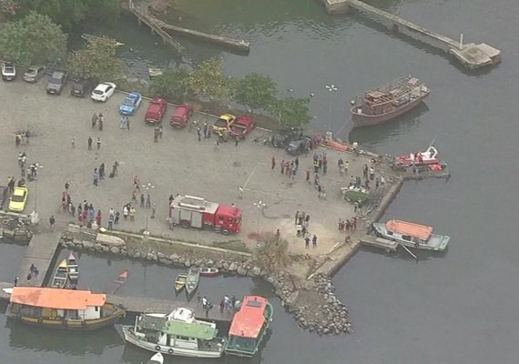 Buscas por desaparecidos no naufrágio em Itaguaí são retomadas neste sábado