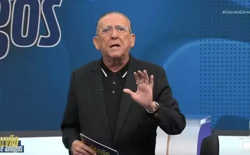 Galvão Bueno atualiza estado de saúde após internação em SP