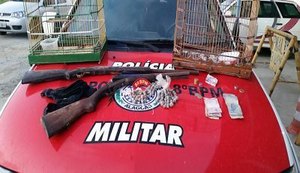 Drogas e armas de fogo são apreendidas em Messias durante a Operação Sufoco