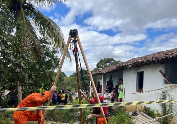 Idoso morre após cair em cacimba de 20 metros em Igreja Nova