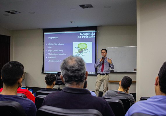 Sefaz/AL promoveu palestra de conscientização sobre o câncer de próstata nesta terça-feira (14)