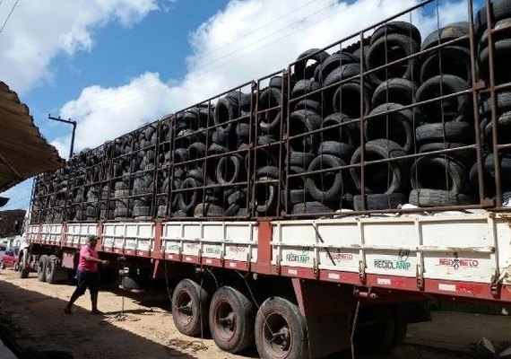 Secretaria retoma campanha para recolher pneus em quatro municípios