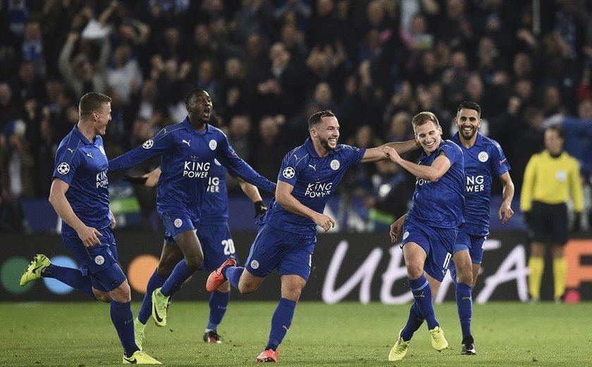 Leicester faz história e avança às quartas da Liga dos Campeões