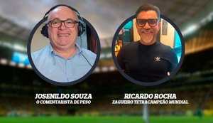 Josenildo Souza recebe ex-zagueiro da seleção Ricardo Rocha em live