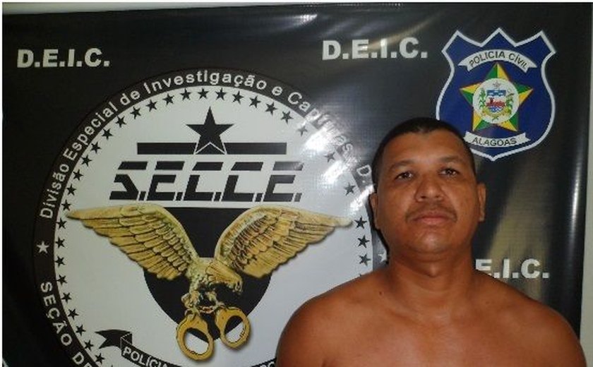 Suspeito de homicídio no estado de Mato Grosso é detido em Maceió