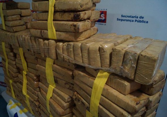Operação conjunta tira de circulação quase 400 quilos de drogas em Alagoas