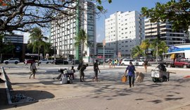 Redução de estacionamento da orla amplia segurança para ambulantes e pedestres em Maceió