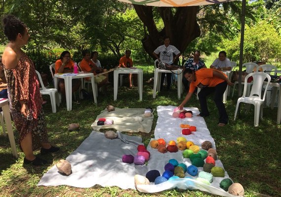 Rendeiras de Alagoas participam de oficina de aperfeiçoamento
