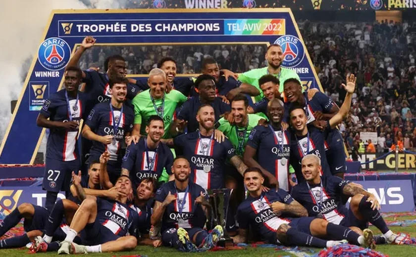 PSG goleia Nantes com dois de Neymar e é campeão da Supercopa da França