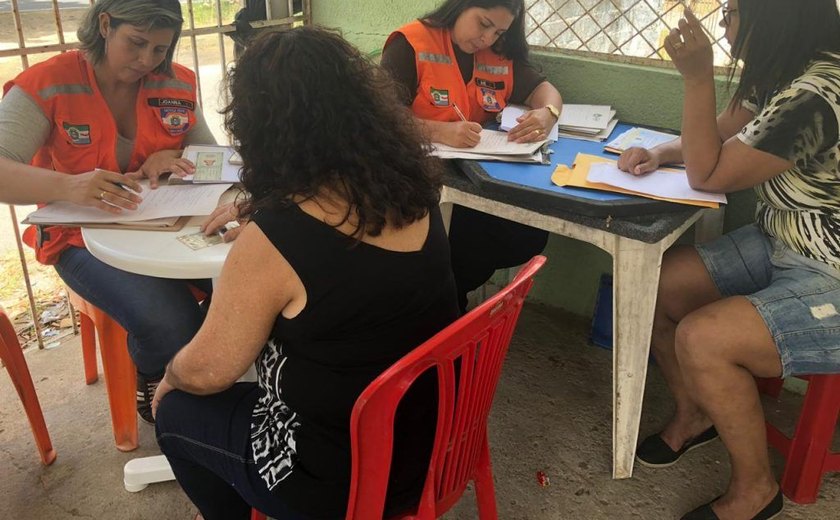 Pinheiro: Defesa Civil cadastra famílias para ajuda humanitária