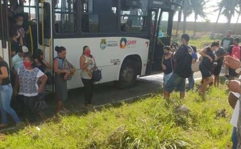 Ônibus perde freio e desce Eco Via Norte desgovernado em Guaxuma