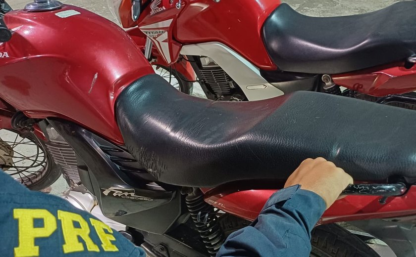 PRF identifica duas motocicletas com sinais de adulteração em União dos Palmares