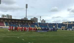 Júnior Timbó marca no fim e Confiança vence o Sergipe pelo Nordestão