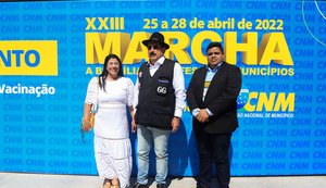 Gilberto Gonçalves participa da XXIII Marcha a Brasília em defesa dos municípios