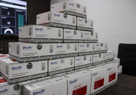 Sesau vai distribuir mais 10 mil testes de Covid-19 para os 102 municípios de Alagoas
