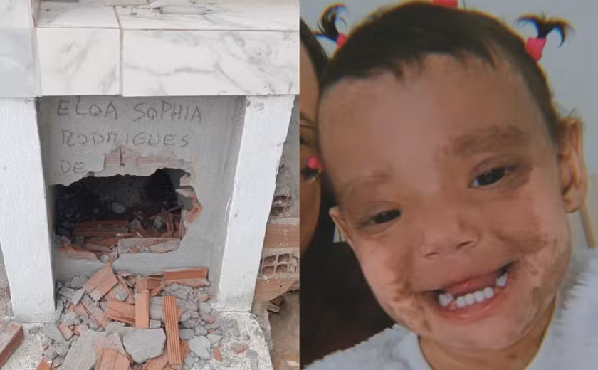 Corpo de criança é encontrado fora do túmulo após sepultura ser violada em cemitério do Grande Recife