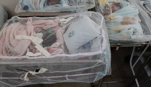 Serviço social da Santa Mônica faz campanha para arrecadar doações para trigêmeos
