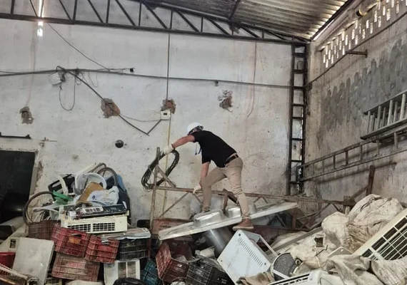 Operação Curto-Circuito: Polícia Civil realiza operação contra ferros-velhos que compram fios e cabos roubados em Maceió
