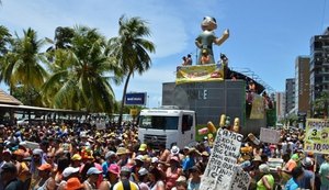 Bloco Vulcão da PM de Alagoas encerra as prévias de Maceió