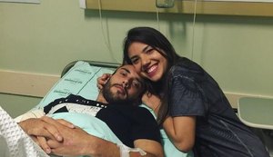 Irmã publica foto com o lateral Alan Ruschel em hospital de Chapecó