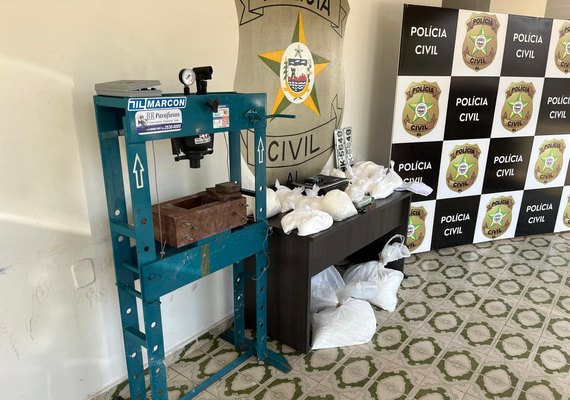 Polícia Civil apreende mais de 40kg de drogas em Arapiraca