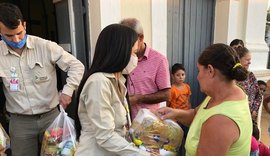 MVV beneficia mais de 100 famílias com 3 toneladas de alimentos e kits de limpeza