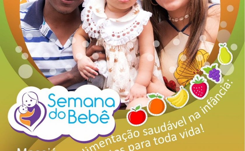 Prefeitura de Maceió divulga programação da Semana do Bebê