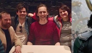 Tom Hiddleston celebra início da produção da série 'Loki'
