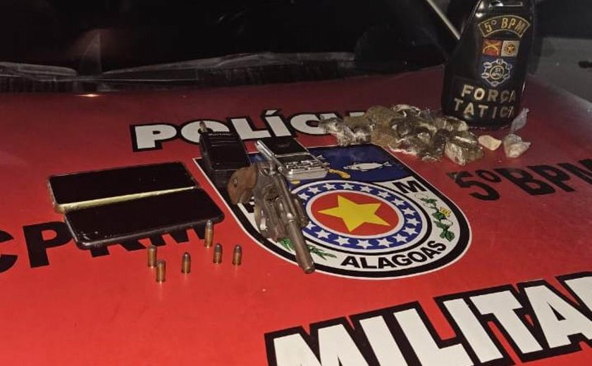 Polícia Militar apreende entorpecentes em Maceió, Feira Grande e Arapiraca