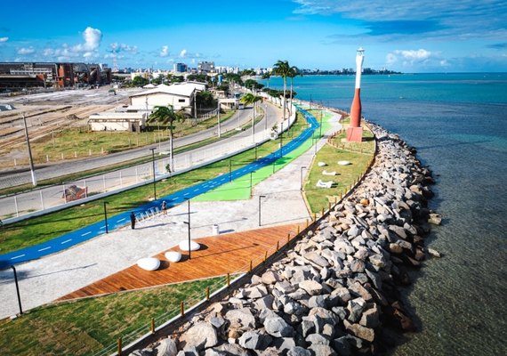 Nova Orla de Jaraguá se transforma em cartão-postal da capital alagoana