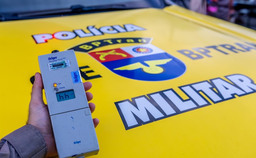 Prisão por embriaguez ao volante mantém alta em Alagoas após aumento de 14% em 2025