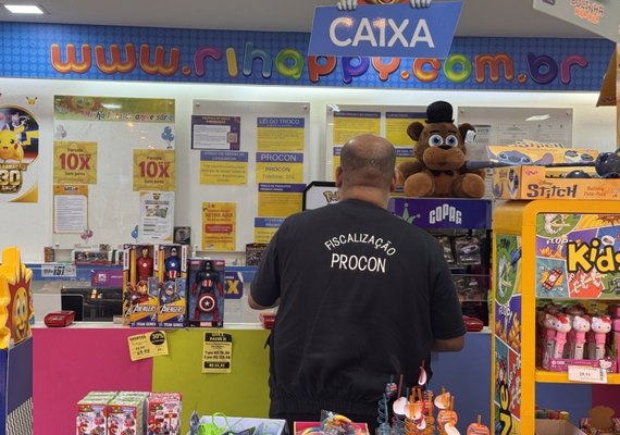 Lojas de brinquedos e parques recreativos são fiscalizados