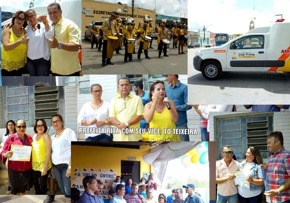 Rita Tenório aponta evolução de seu município durante evento