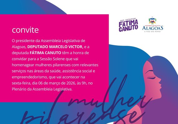 Assembleia homenageia mulheres de Pilar em sessão solene