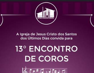 13º Encontro de Coros garante música de qualidade em evento gratuito